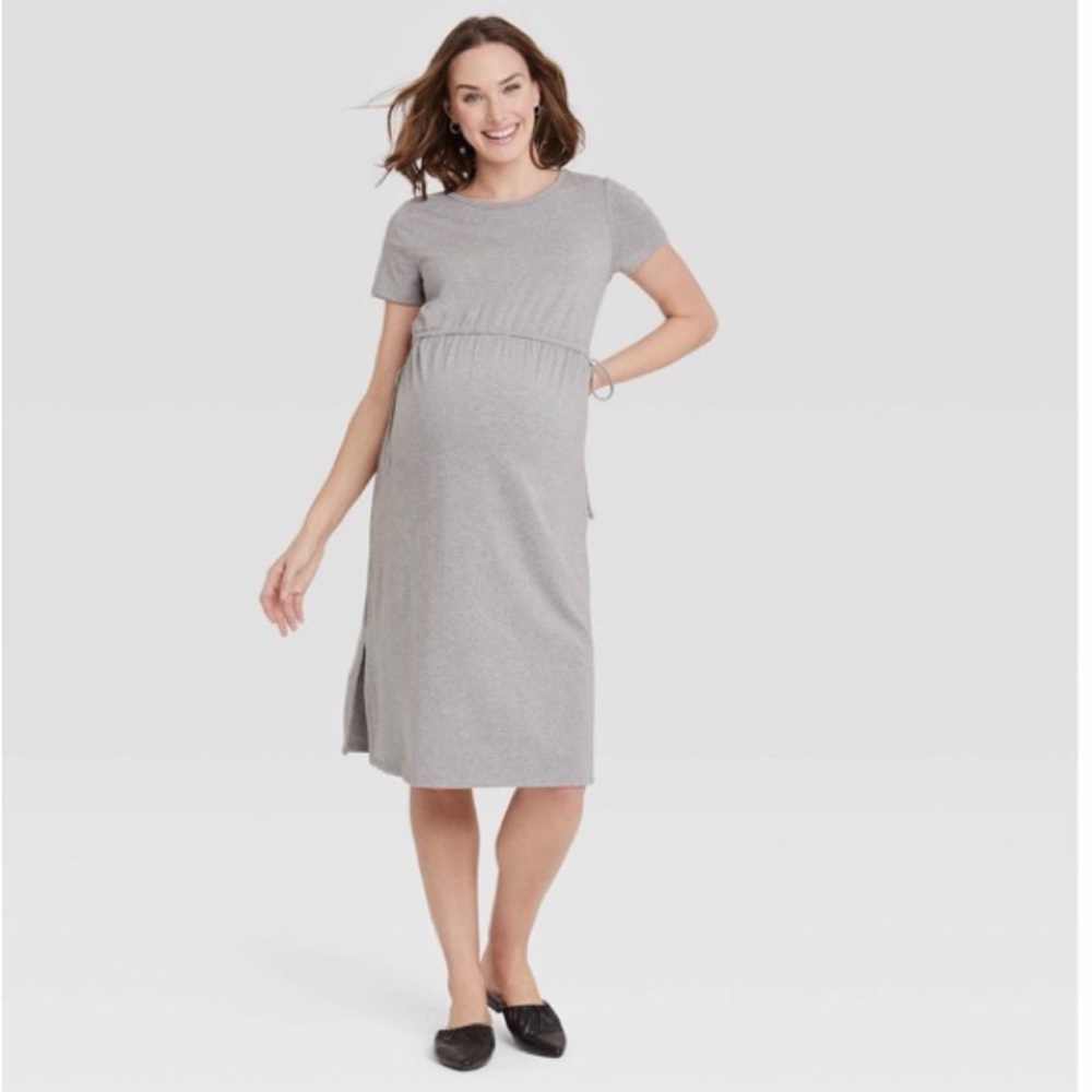 Grey maternity dress 👗 - Picture 1 of 5